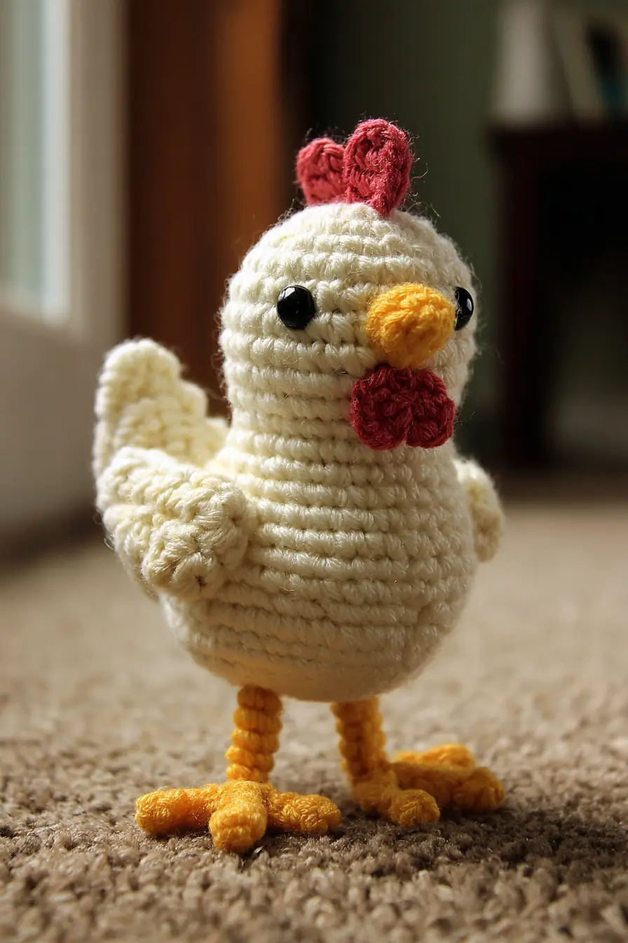 ## Amigurumi Chick — Worsted Yarn Single Crochet Pattern