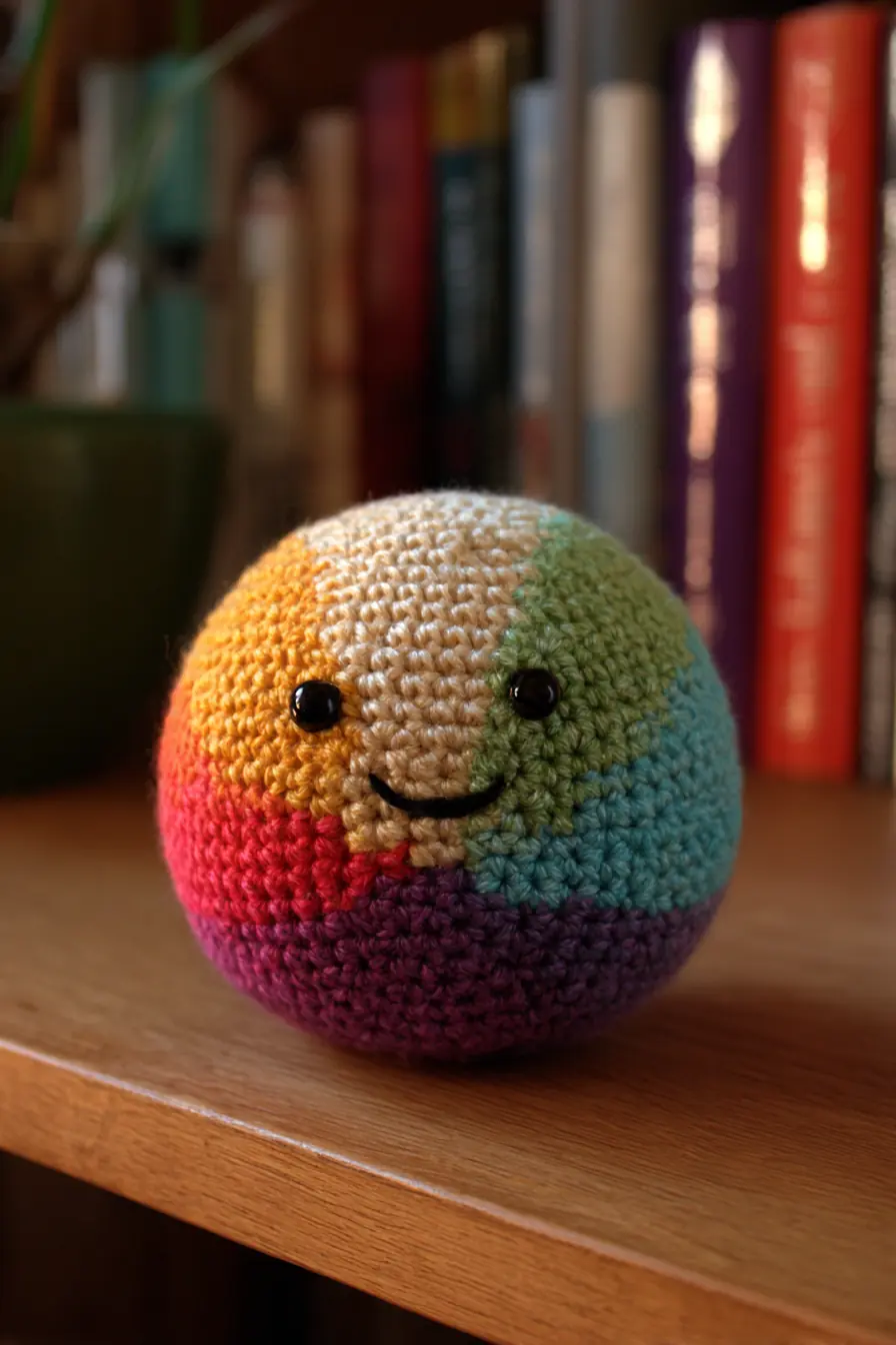 Rainbow Crochet Amigurumi Ball — Pattern, Materials & Helpful Tips