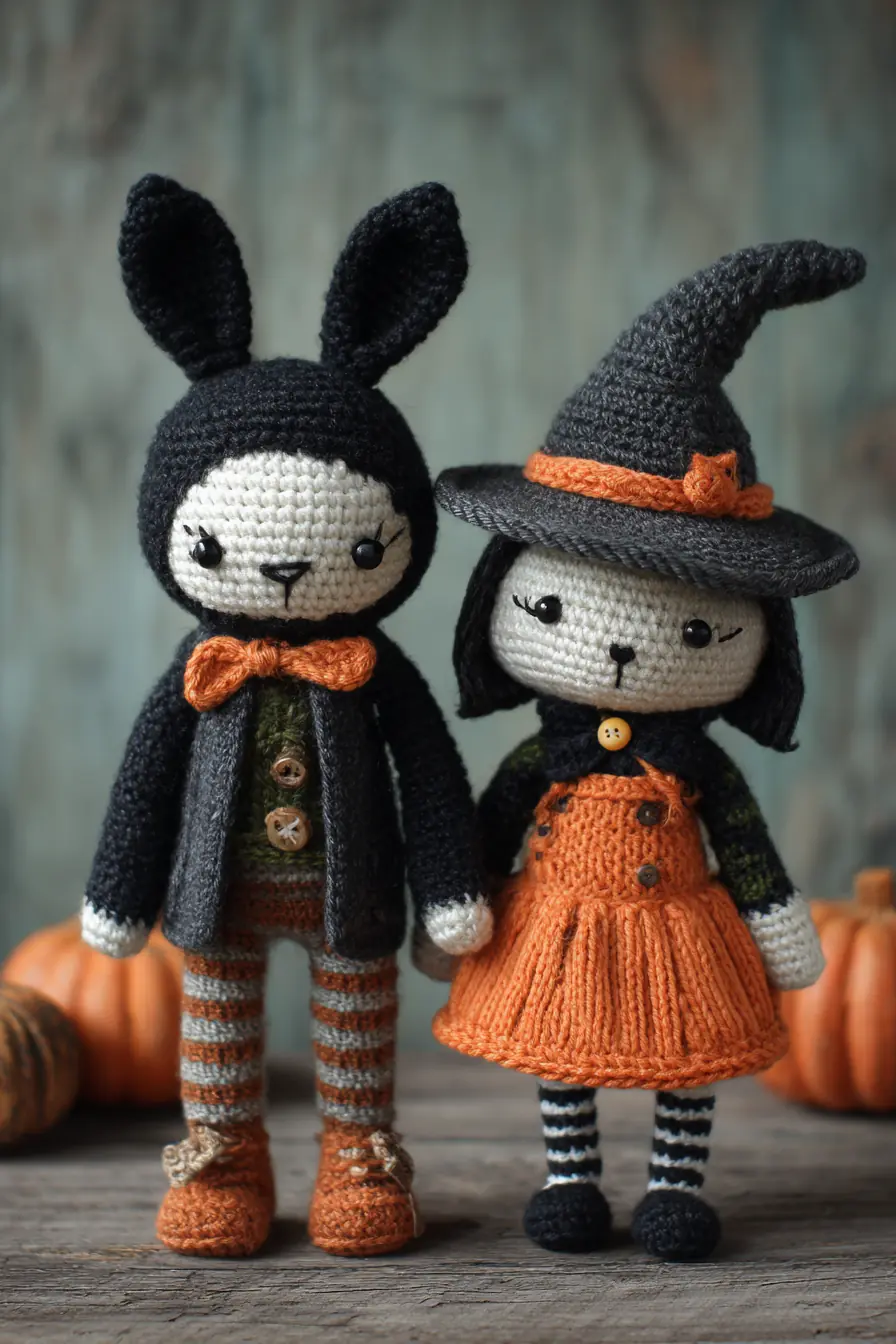 Halloween Amigurumi Bunny & Witch Pair — Crochet Pattern Essentials and Tips
