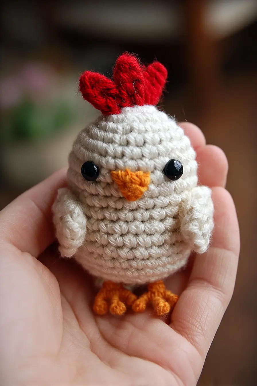 Palm-Sized Amigurumi Chick Crochet Pattern — Materials & Tips