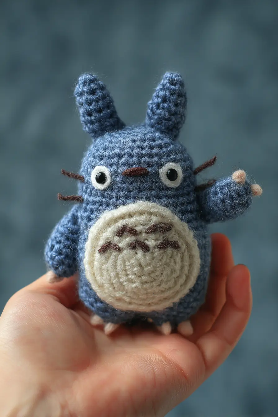Palm‑Size Blue Amigurumi Buddy — Materials, Stitches & Safety Tips