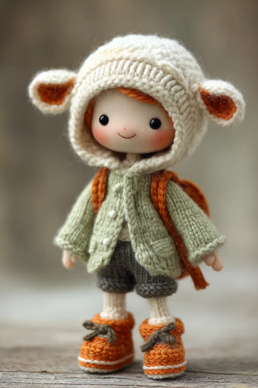 Lamb-Hood Amigurumi Doll Pattern — Materials, Stitches, Size & Safety Tips