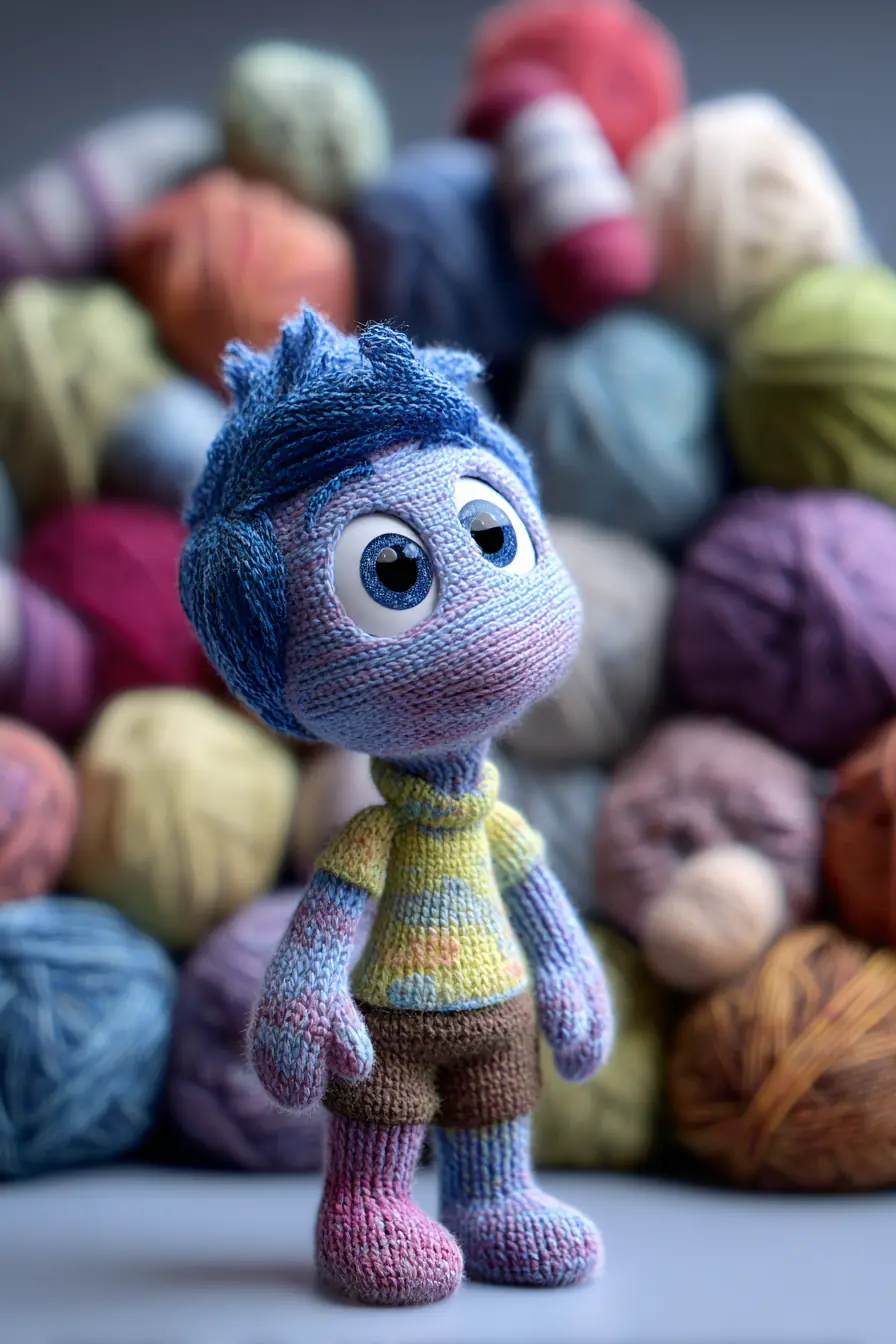 Hand-Knit Blue Character Amigurumi — Materials, Stitches & Safety Tips