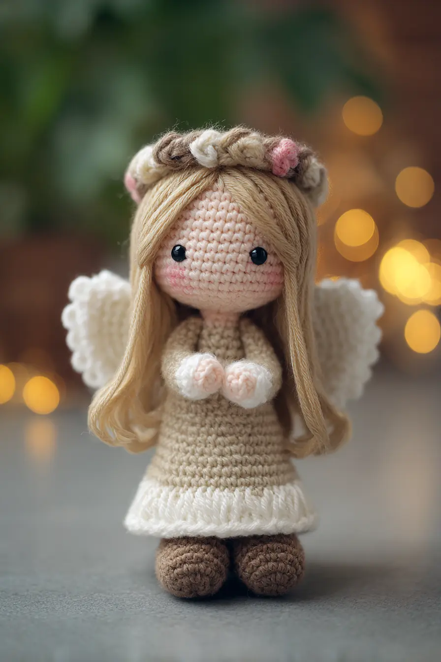 Handmade Amigurumi Angel Doll Crochet Pattern — Small Crochet Angel