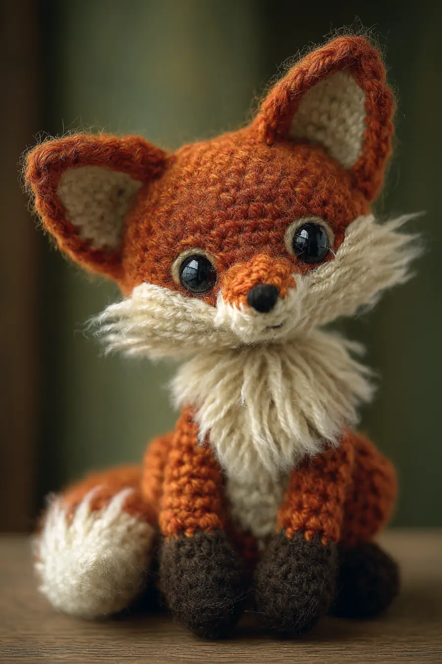 Handmade Amigurumi Fox — Crochet Pattern, Materials & Safety Tips