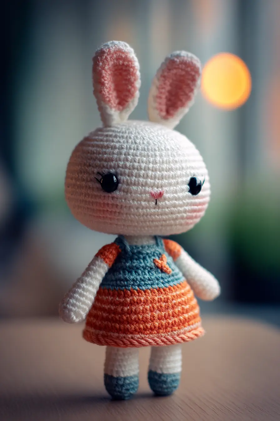 Handmade Amigurumi Bunny — Crochet Pattern, Materials & Safety Tips