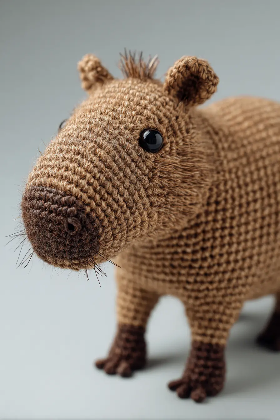 Capybara Amigurumi Crochet: Materials, Stitches, Size & Safety Tips