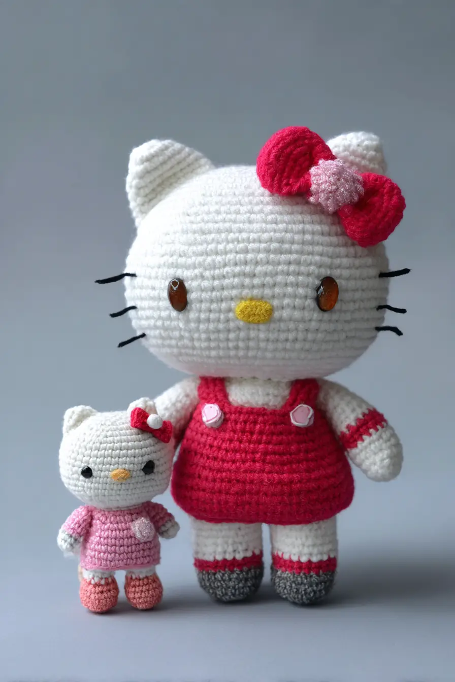 Kawaii Cat Amigurumi Doll with Bow — Crochet Toy Pattern & Tips
