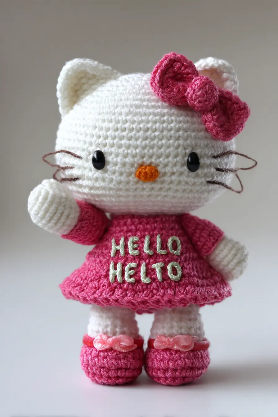 Kawaii Cat Amigurumi Crochet Doll — Materials, Stitches & Safety Tips