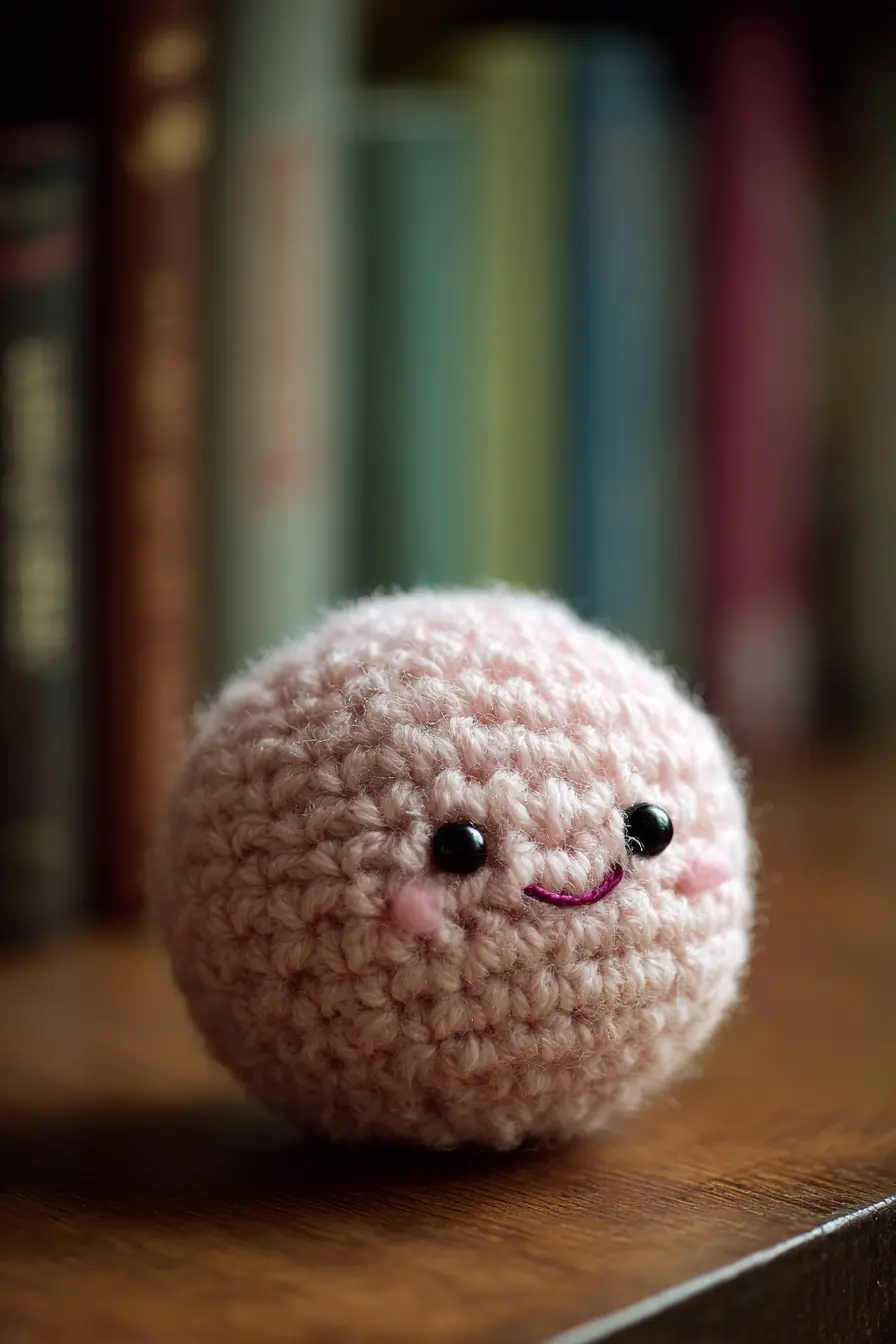 Kawaii Pink Amigurumi Ball — Crochet Pattern & Materials Guide
