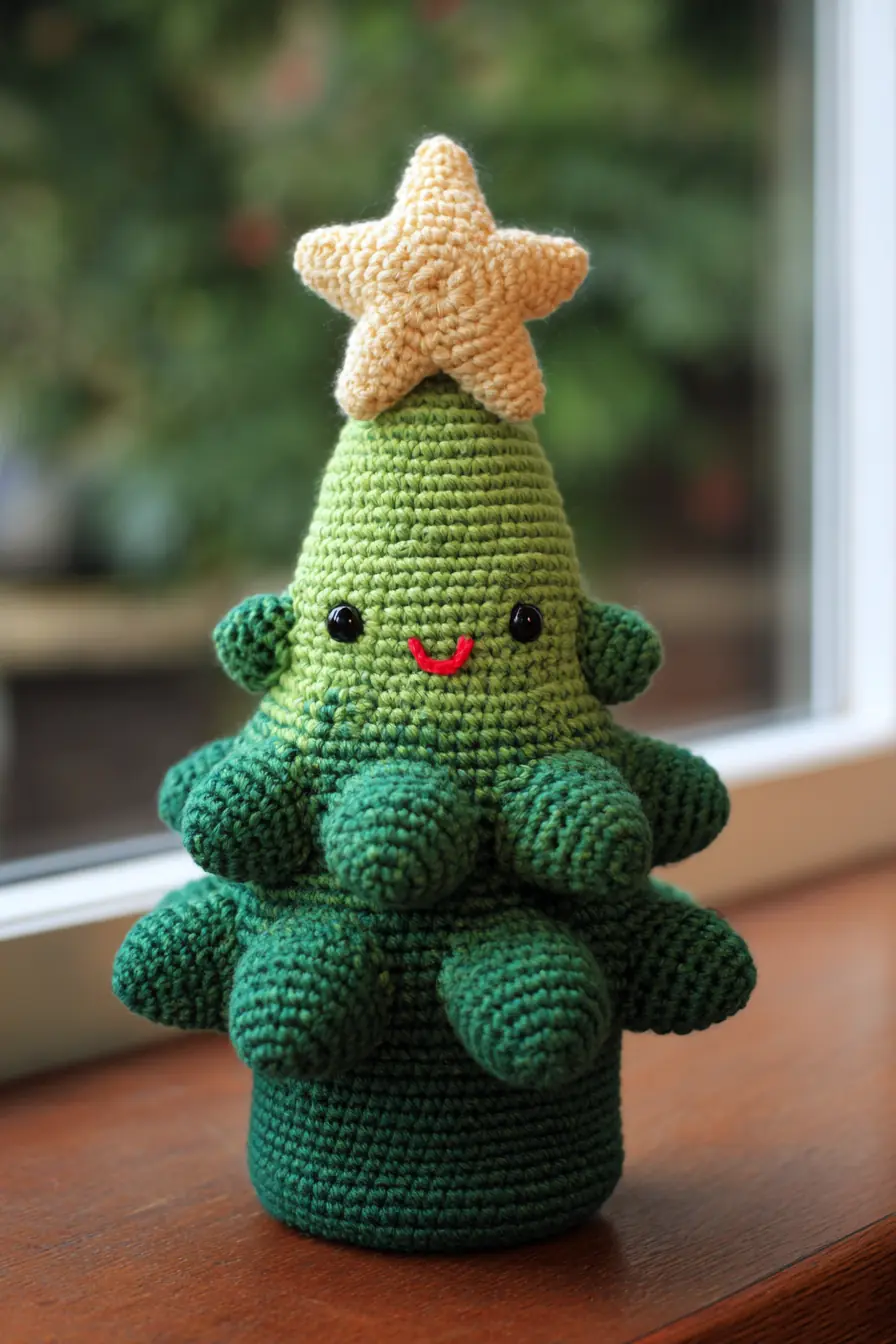 Kawaii Amigurumi Christmas Tree — Crochet Pattern, Materials & Assembly Tips