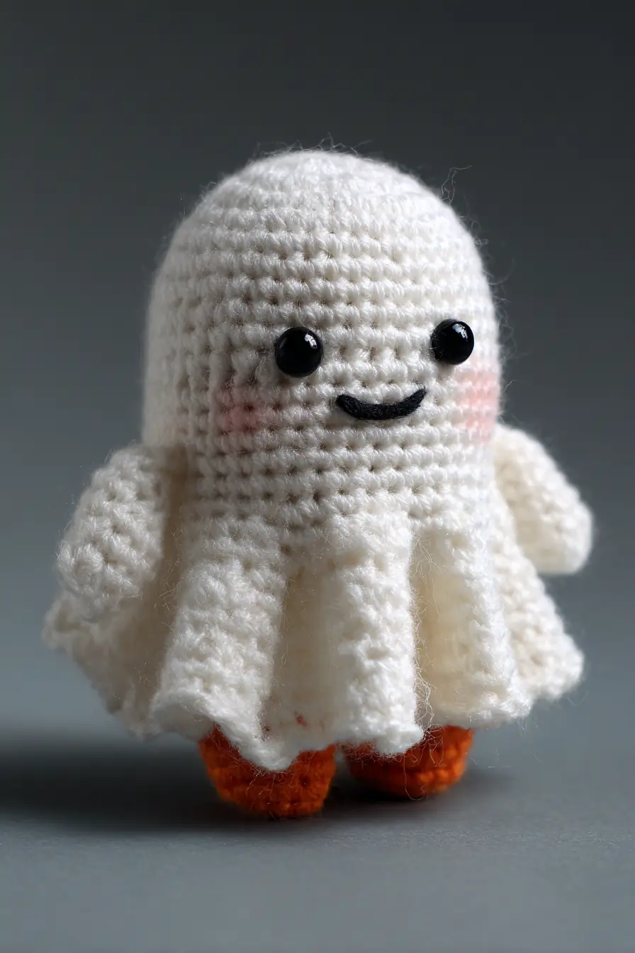 Kawaii Crochet Ghost Amigurumi — Small Cute Ghost Toy Pattern