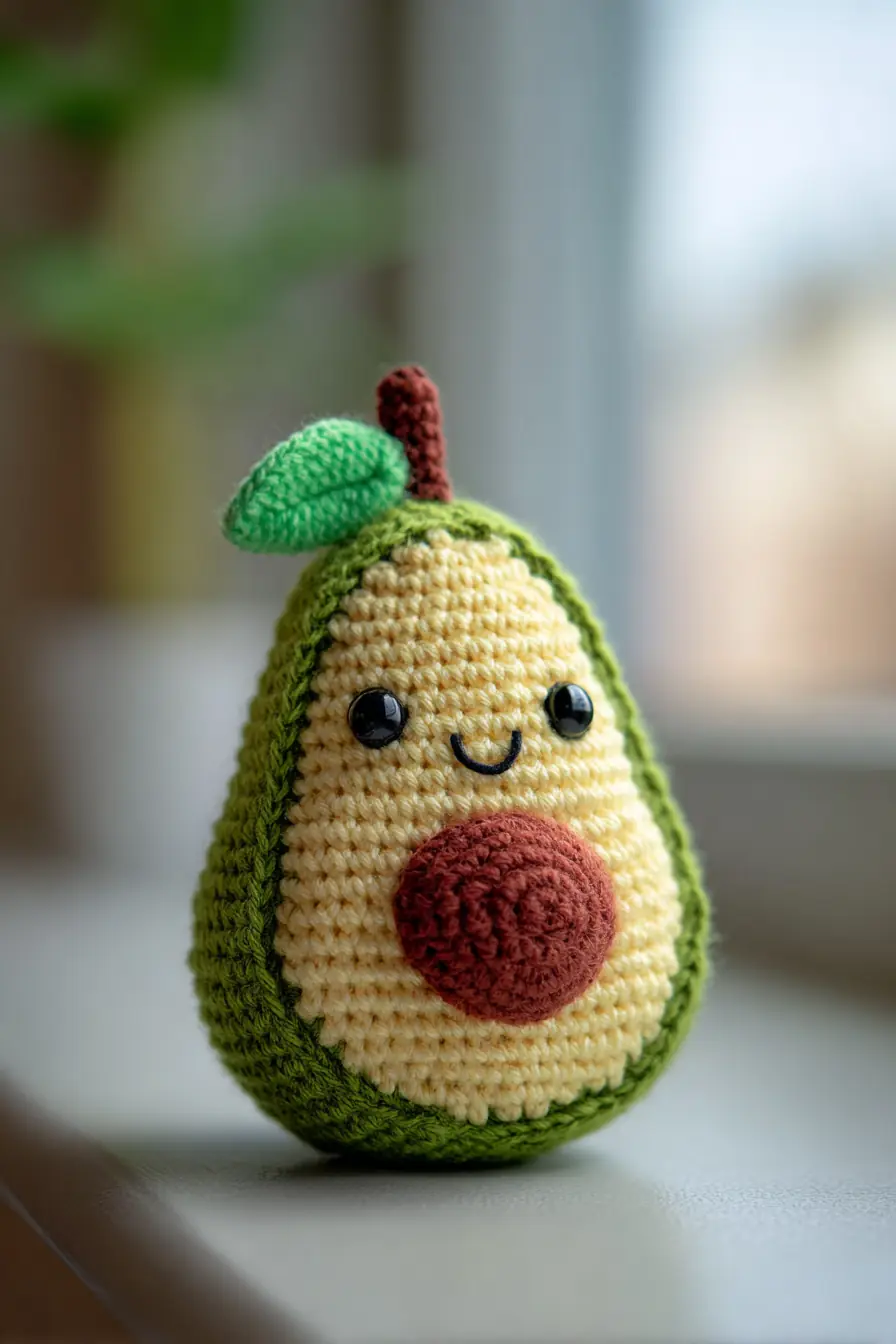 Kawaii Avocado Amigurumi Crochet — Materials, Stitches & Safety Tips