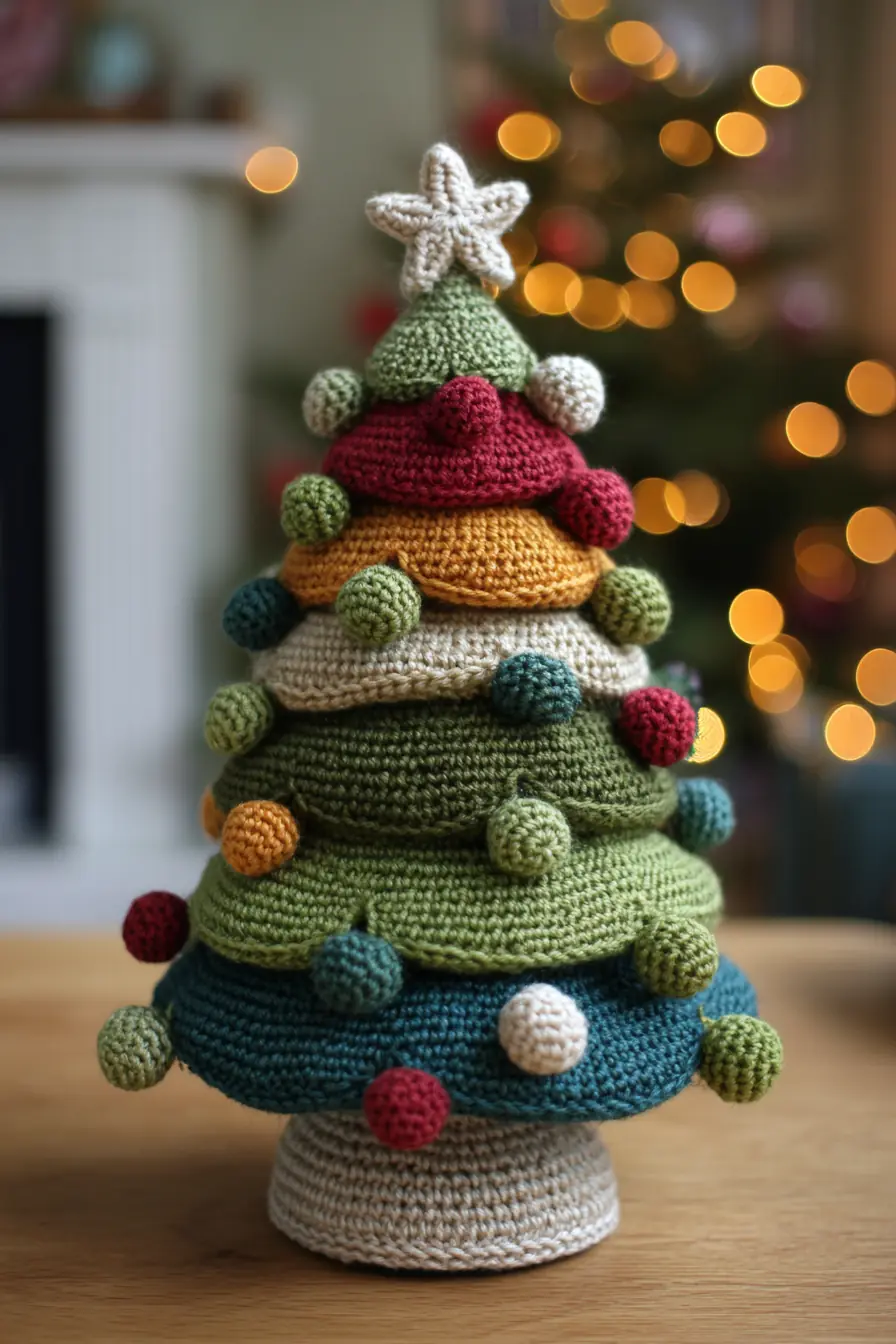 Layered Amigurumi Christmas Tree – Crochet Pattern, Materials & Tips