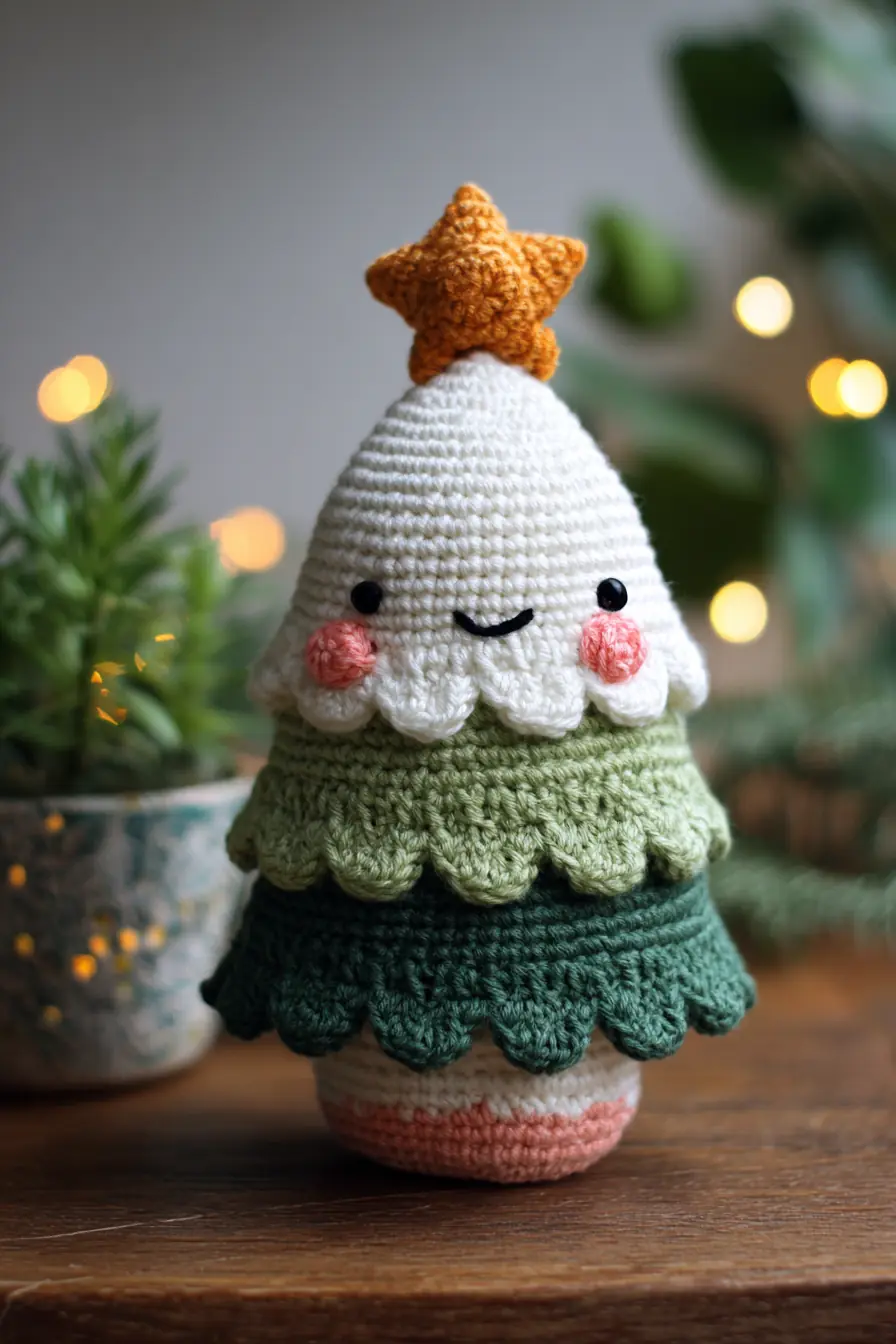 Layered Amigurumi Tree with Star Topper — Crochet Pattern & Tips