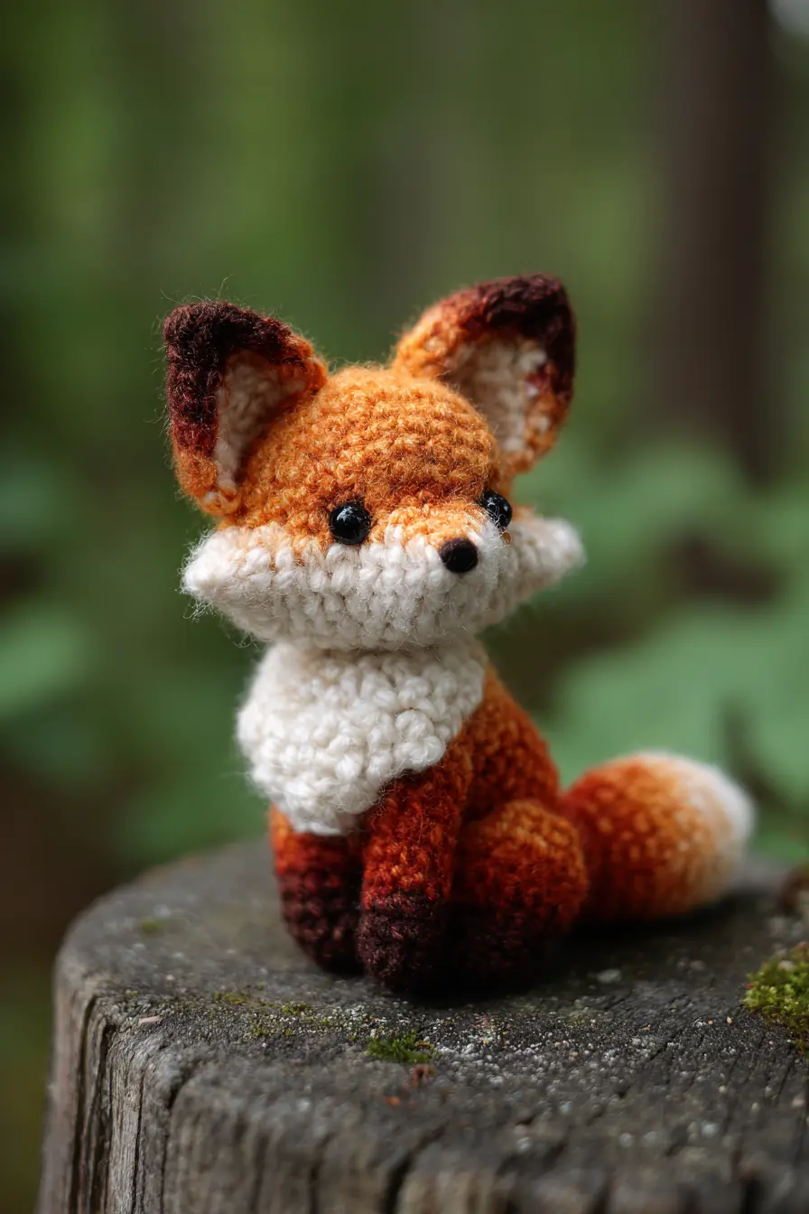 Adorable Amigurumi Fox Crochet Pattern — Small Woodland Fox Toy