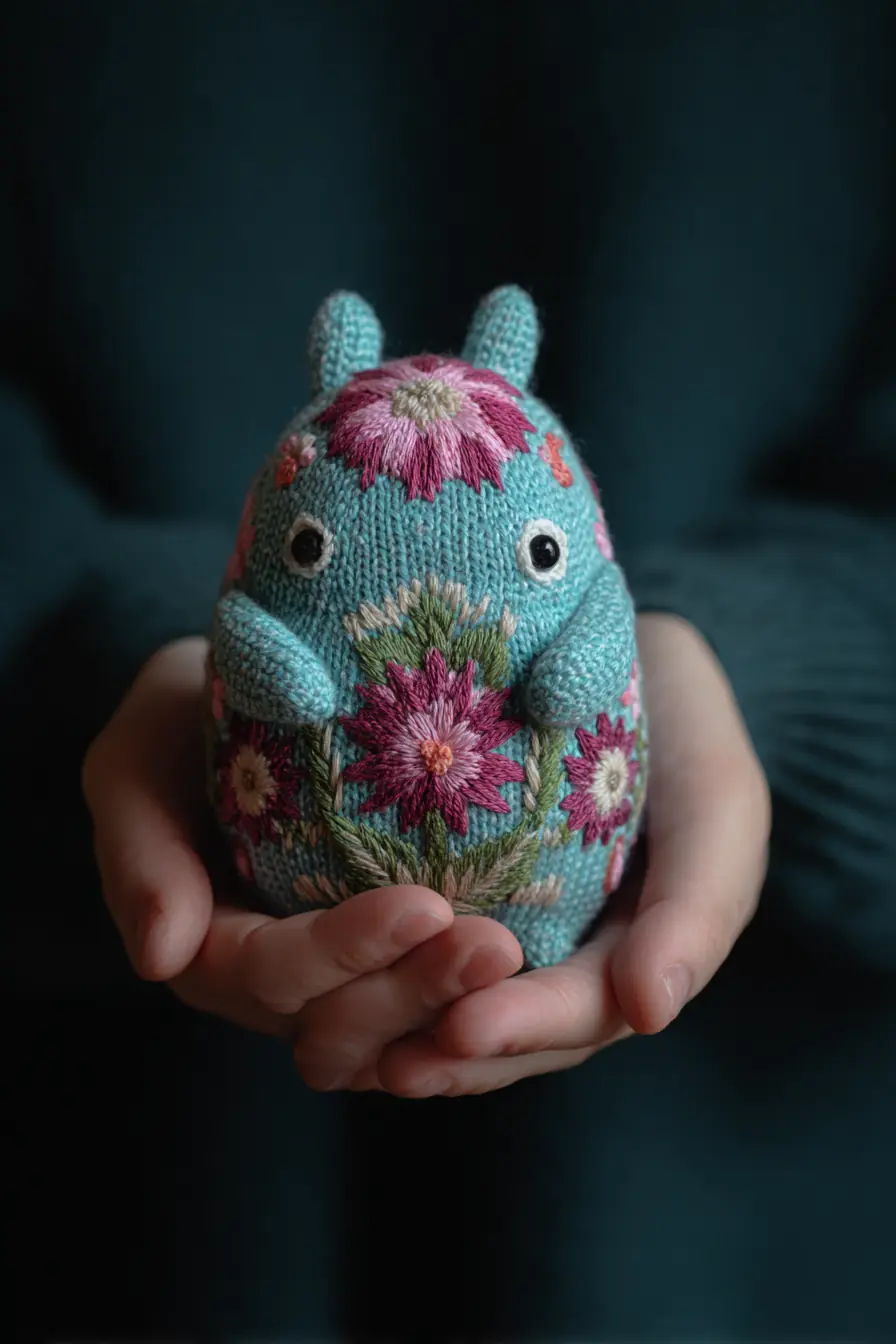 Teal Floral Amigurumi Bunny — Detailed Materials, Stitches & Safety Tips