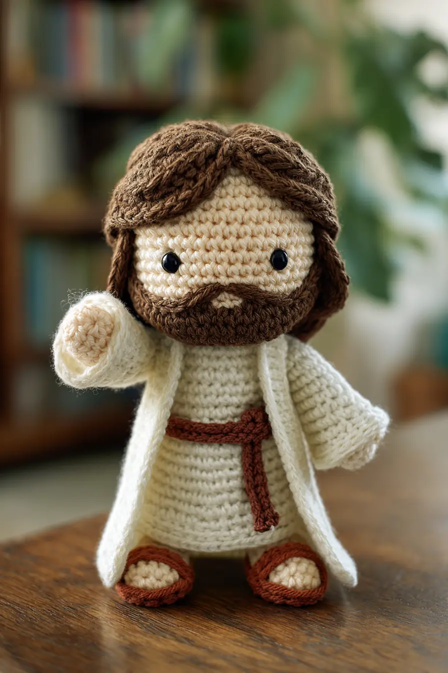 Bearded Amigurumi Doll Crochet Pattern — Materials, Stitches & Safety Tips