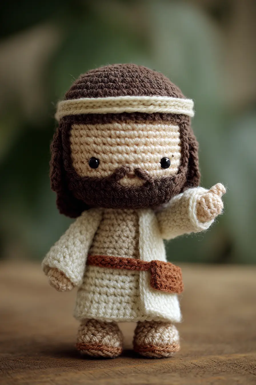 Bearded Robe Amigurumi Doll — Crochet Pattern, Materials & Tips
