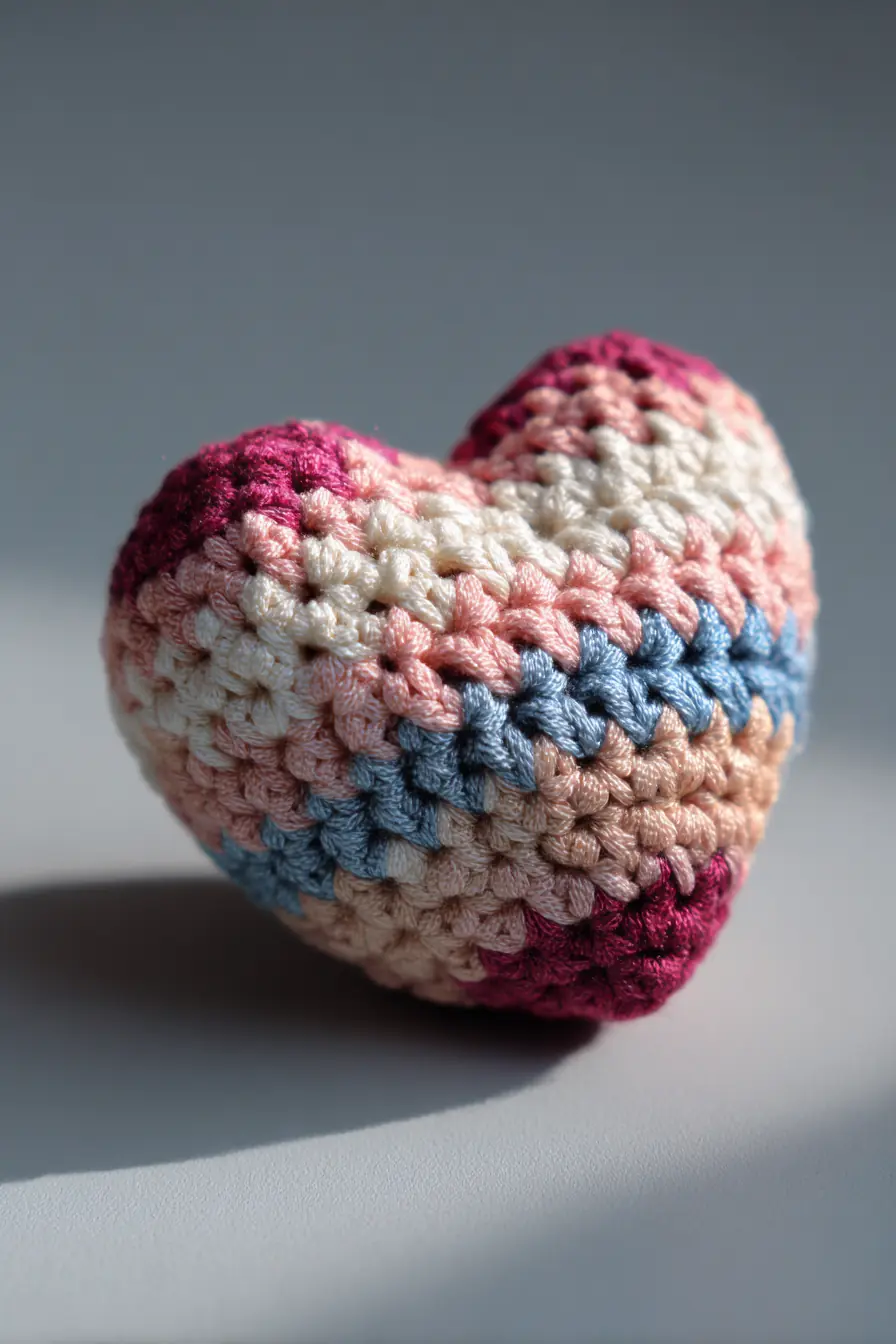 Heart Amigurumi Pattern — Cotton DK, Single Crochet, Increases & Safety Tips
