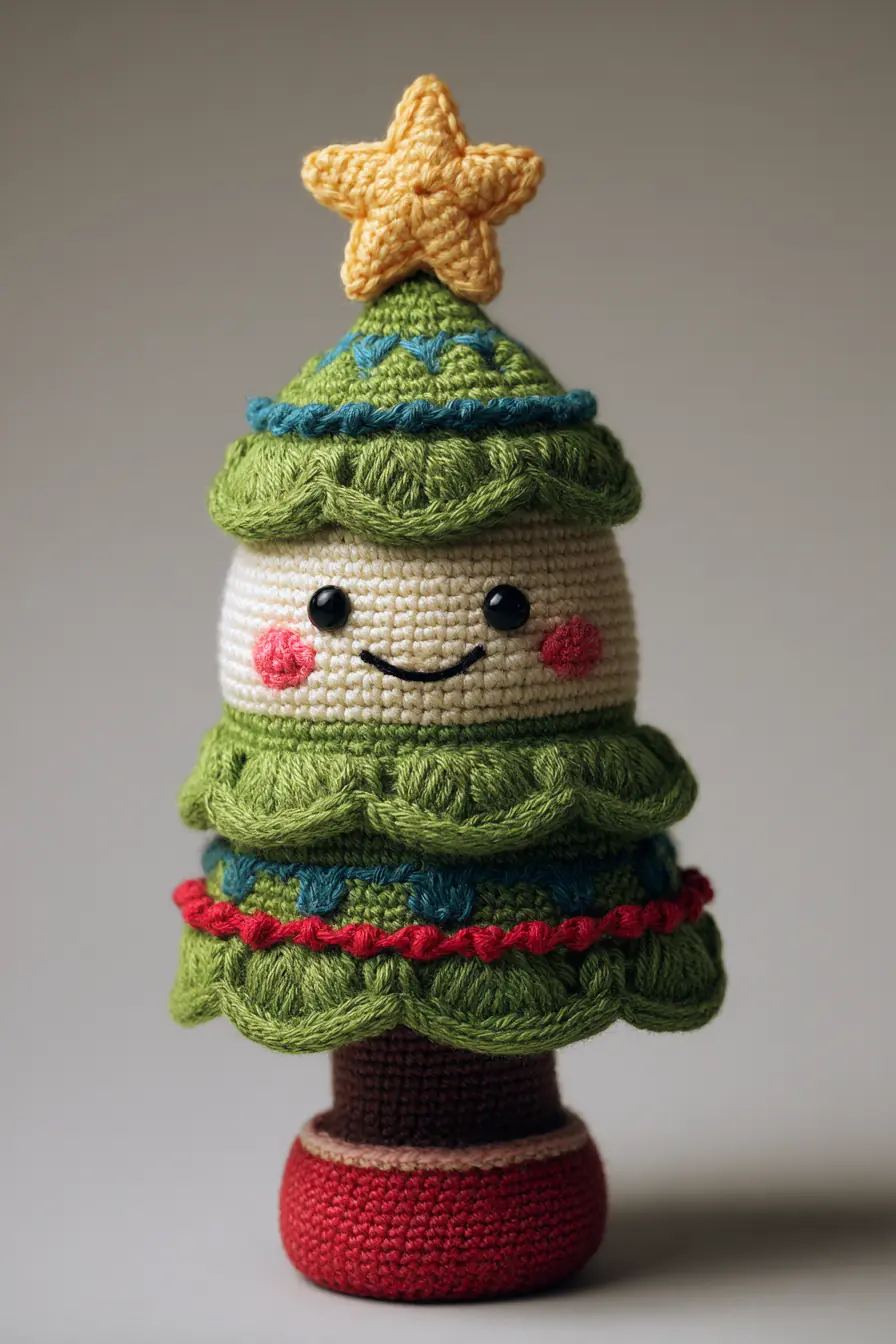 24 Festive Amigurumi Christmas Tree Ideas: Crochet Ornaments & Mini Trees for Pinterest-Worthy Holiday Decor