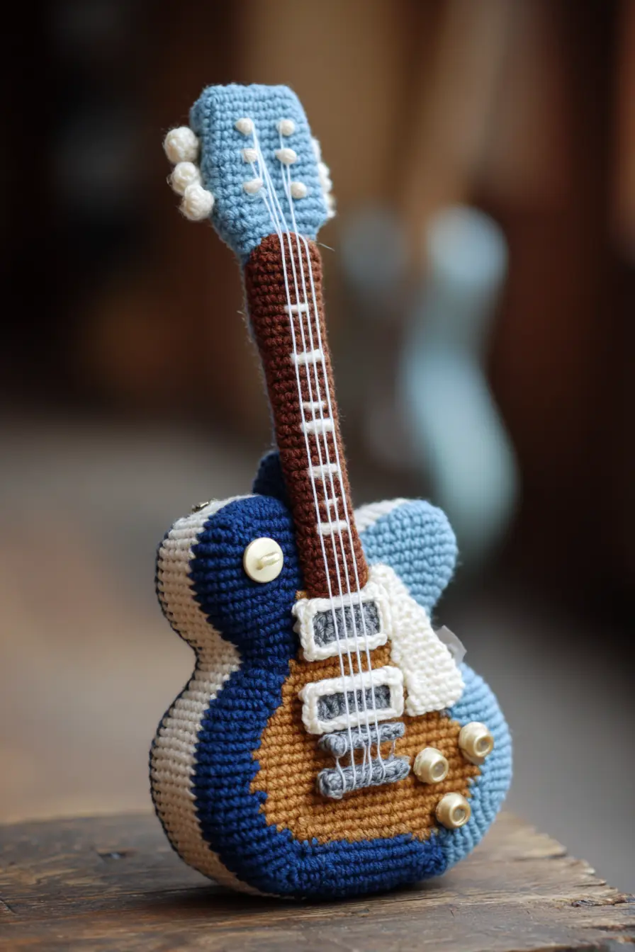 28 Amigurumi Guitar Ideas: Crochet Mini Guitars for Gifts, Decor & Pinterest
