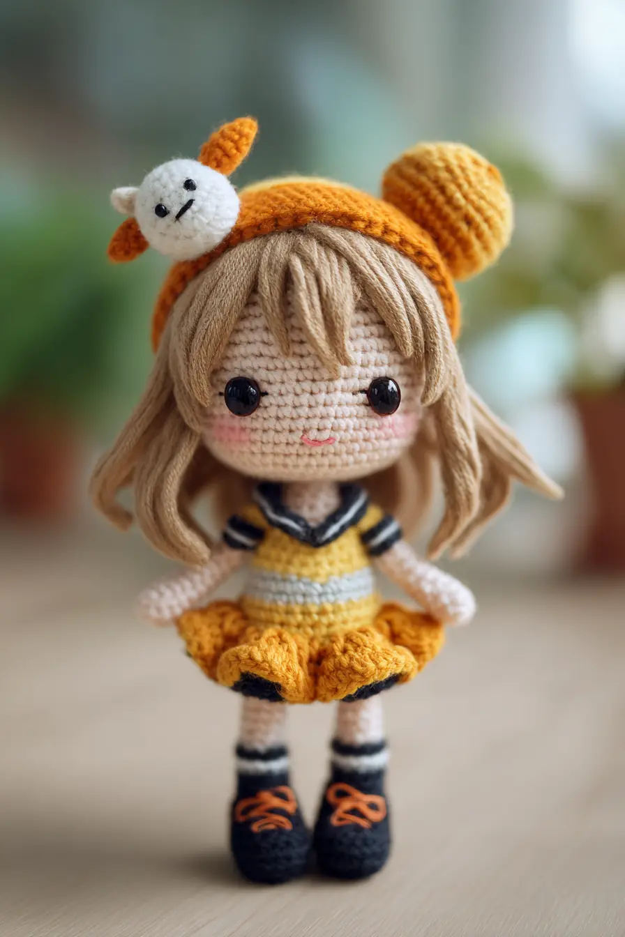 Bee-Inspired Amigurumi Doll — Crochet Pattern for Cute Toy Doll