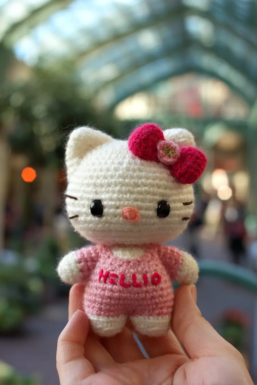 Hello Kitty–Inspired Amigurumi Crochet Doll — Materials, Stitches & Safety Tips