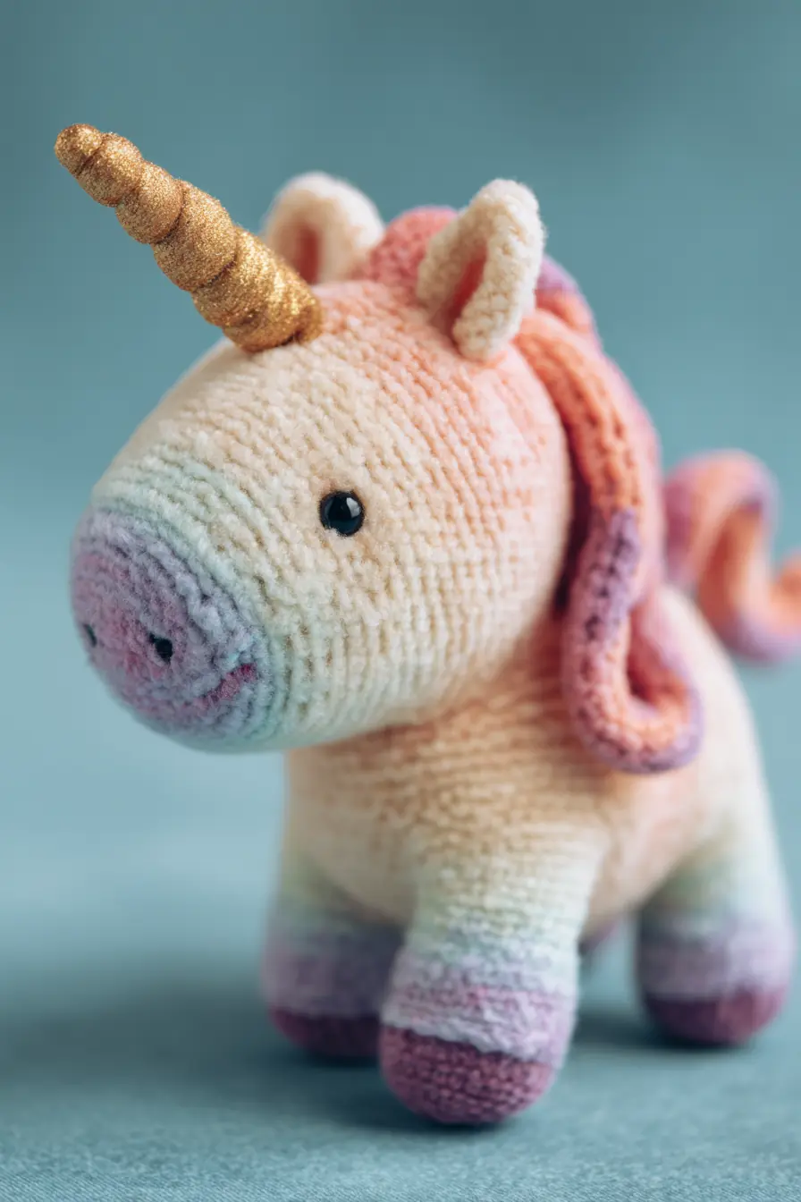 Velvet Rainbow Unicorn Amigurumi — Materials, Stitches & Safety Tips