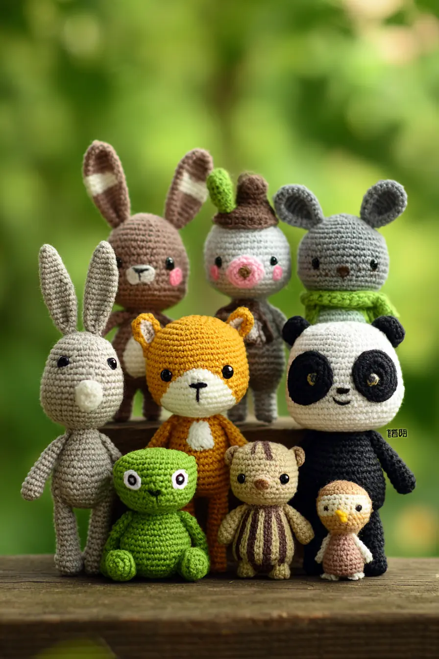 Charming Animal Amigurumi Set — Crochet Materials, Stitches & Safety Tips