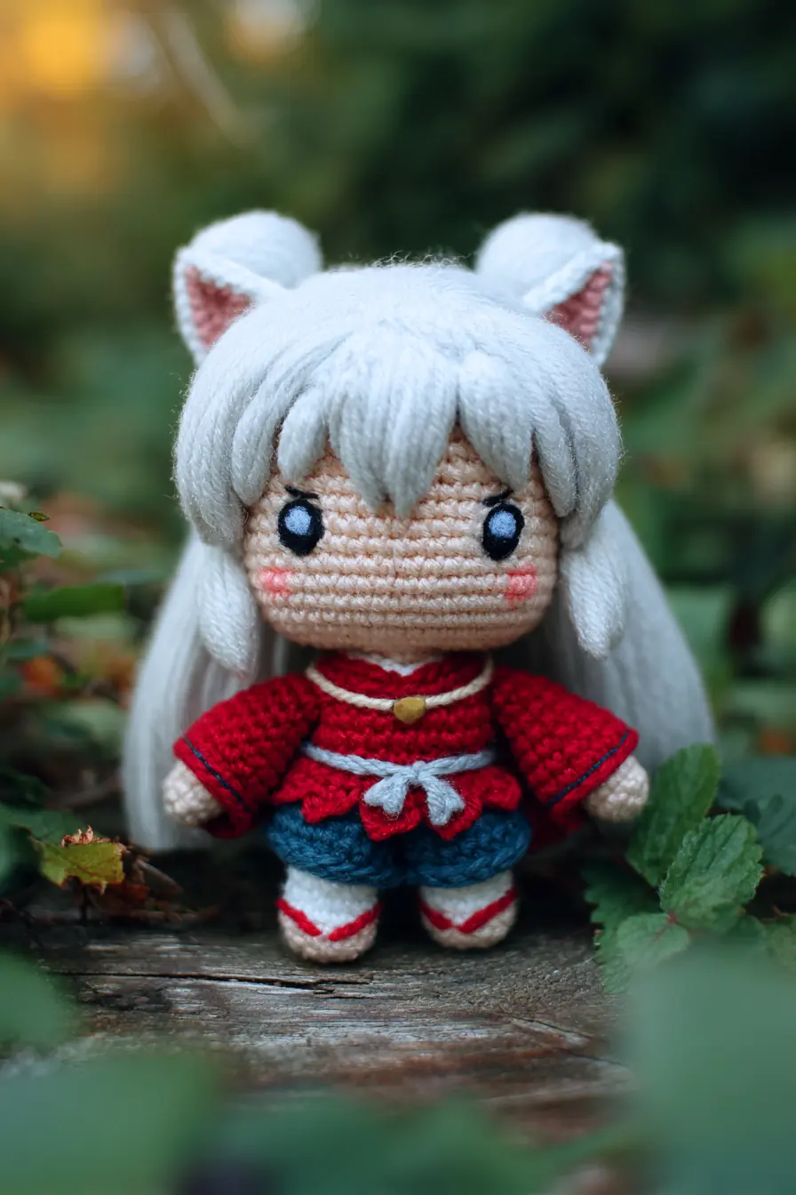 Chibi White-Haired Fox-Eared Amigurumi — Materials, Stitches & Safety Tips