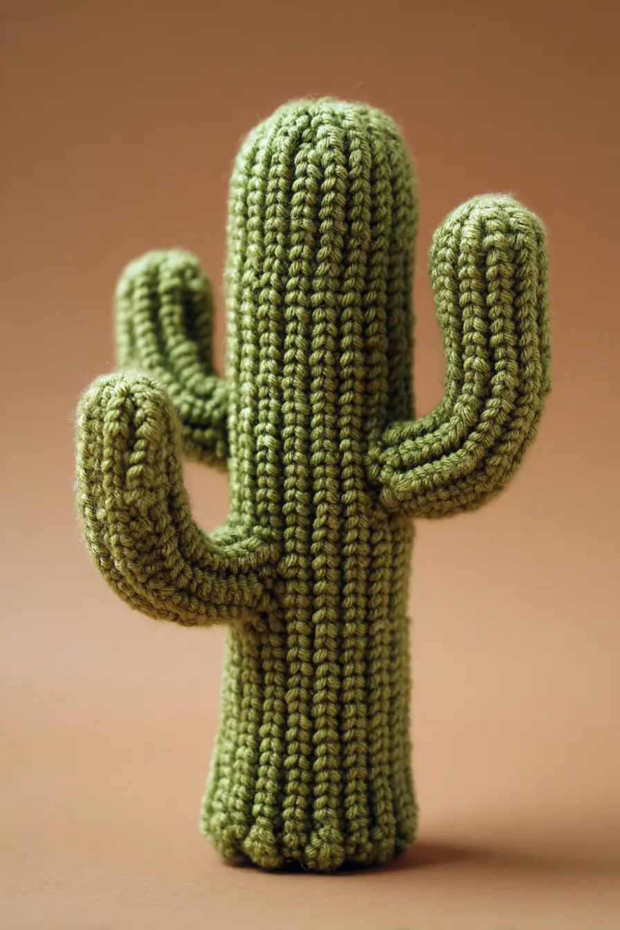 Ribbed Cactus Amigurumi — Crochet Pattern Notes, Materials & Tips