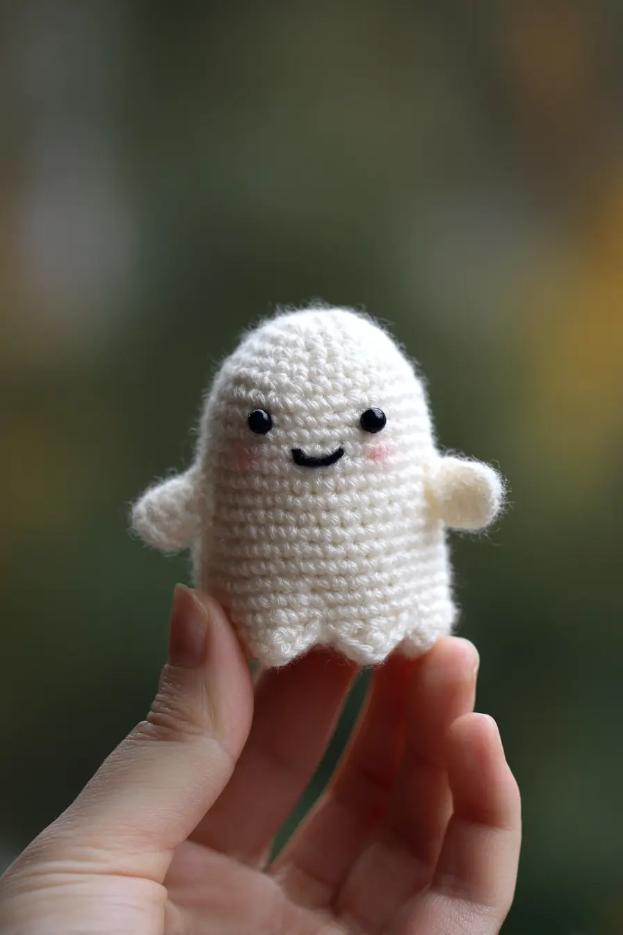 Mini Ghost Amigurumi Pattern — Crochet Tutorial, Materials, Size & Safety Tips