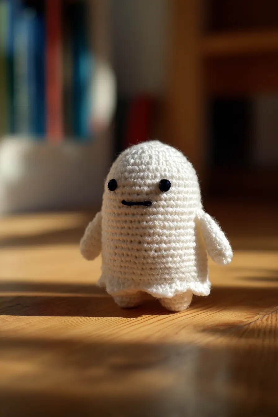 Mini Ghost Amigurumi — Crochet Pattern for Small Plush Doll