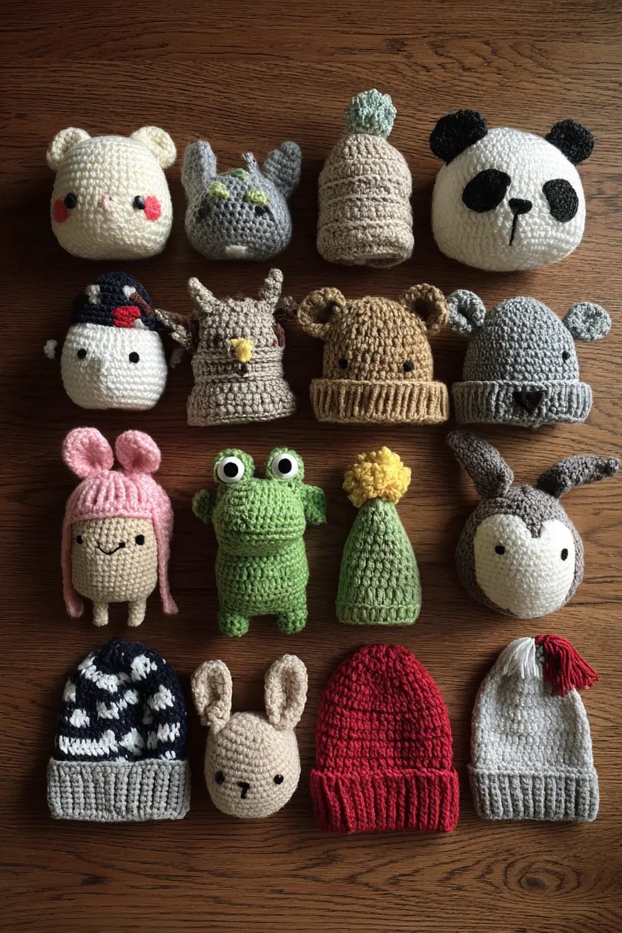 Mini Amigurumi Hats & Plushies — Crochet Patterns, Materials, and Safety Tips