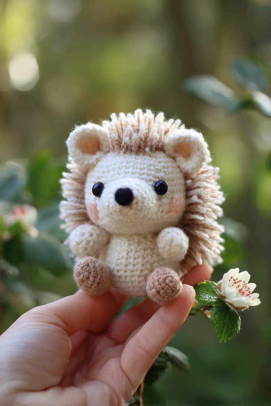 Mini Amigurumi Hedgehog Crochet Pattern — Cute Plush Hedgehog Toy