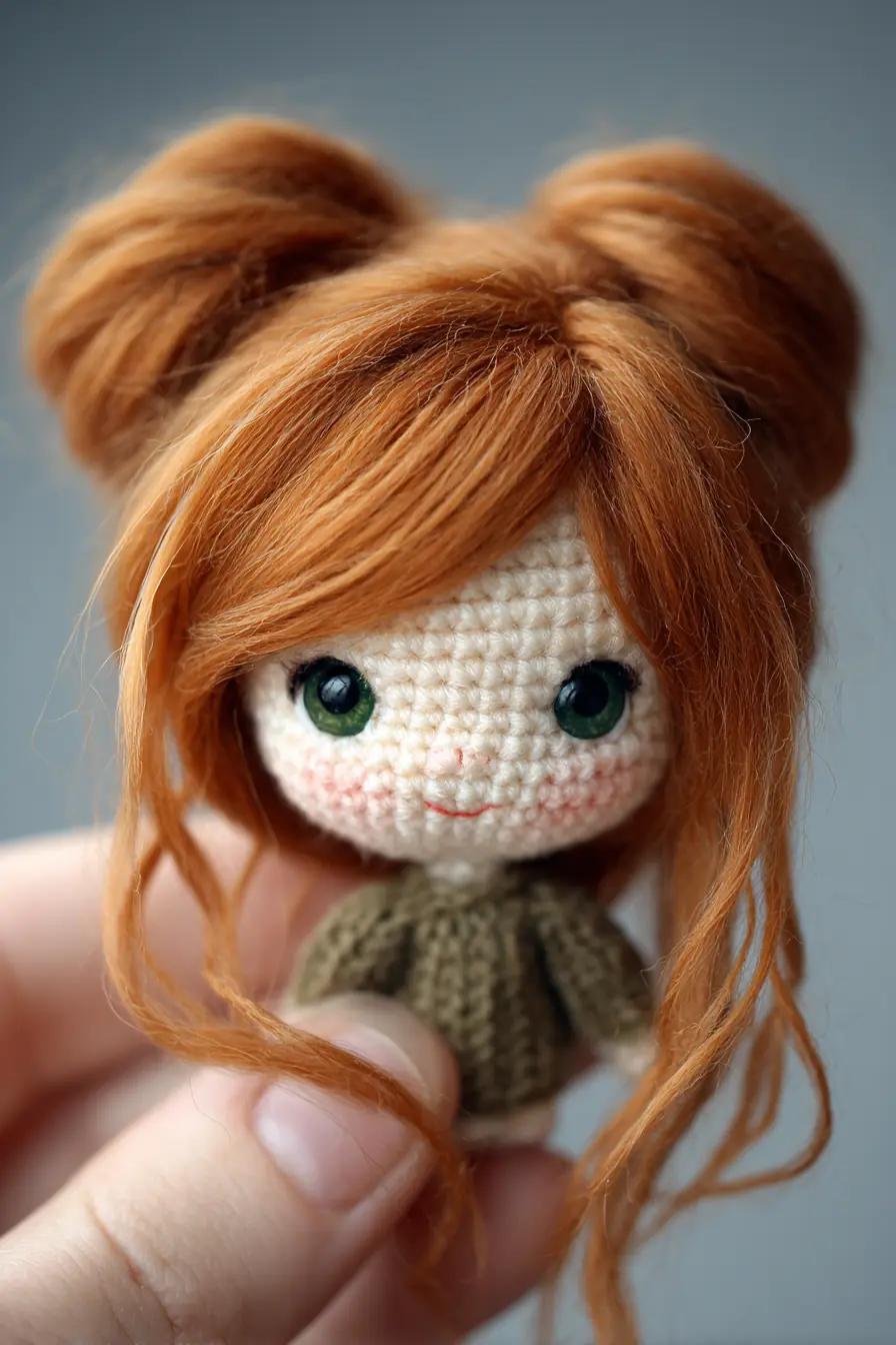 Mini Amigurumi Redhead Doll — Crochet Pattern Tips and Materials