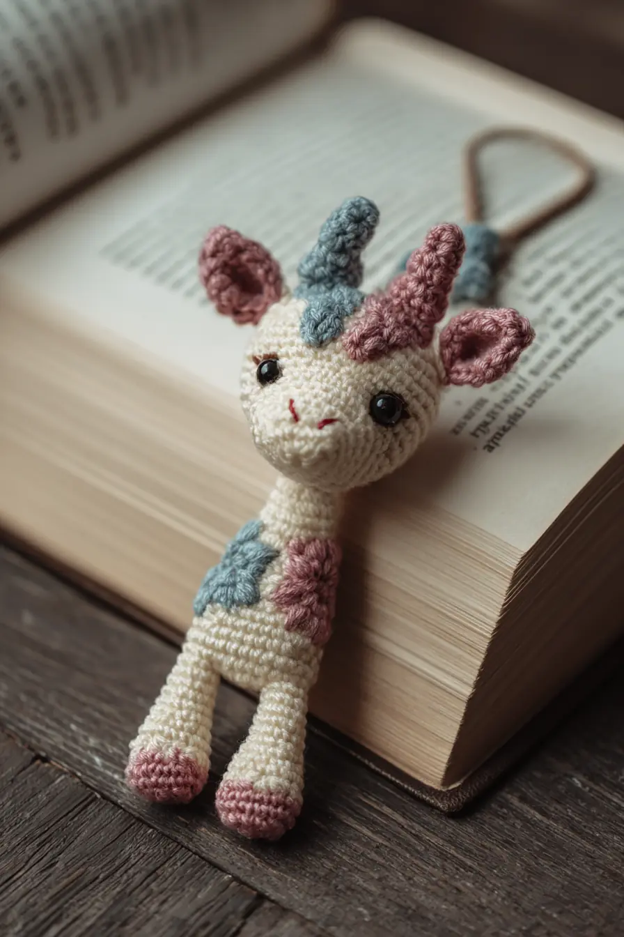 Mini Amigurumi Giraffe Keychain Crochet Pattern – Small Plush Toy Tutorial