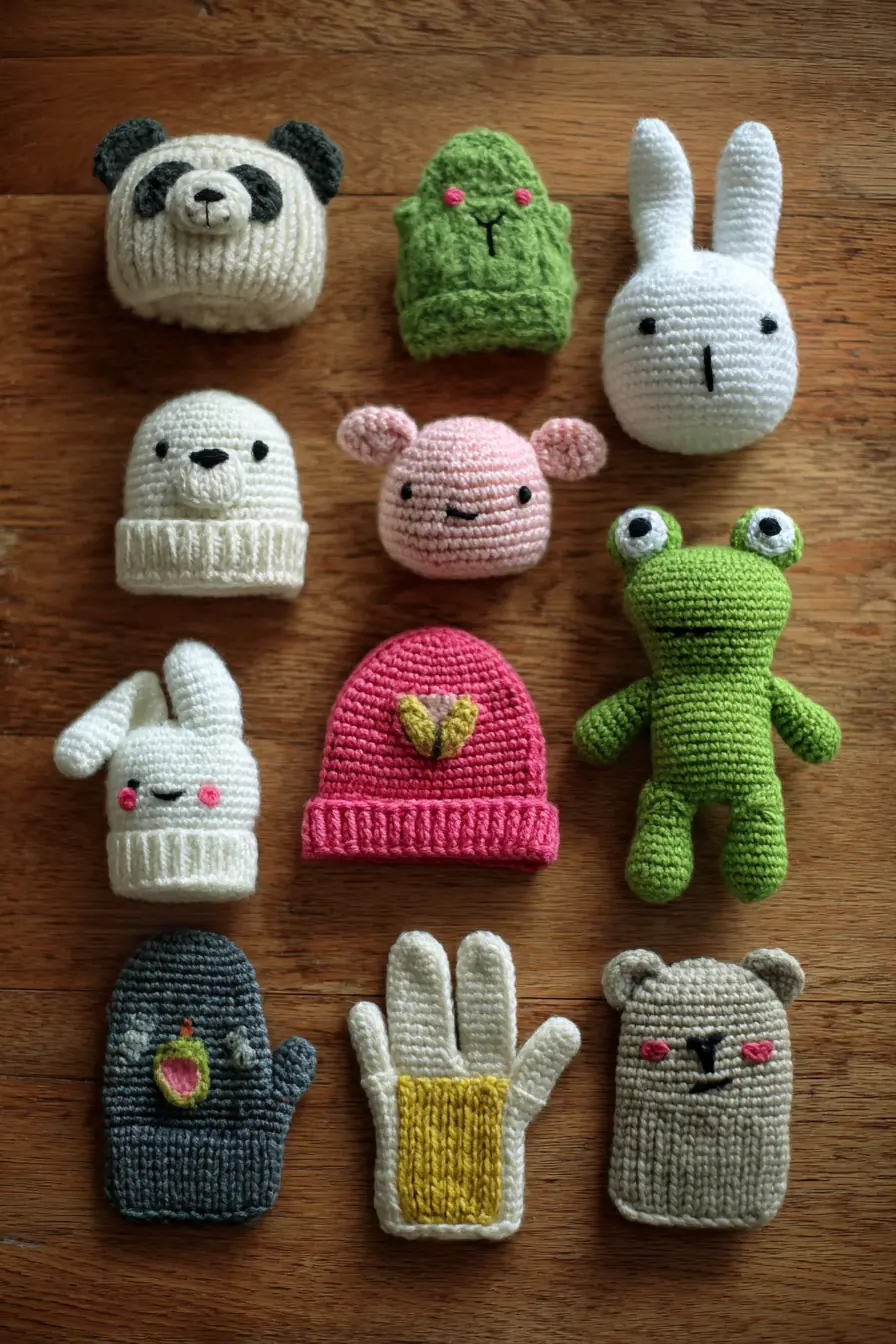 Mini Amigurumi Animal Hats & Toys — Materials, Stitches & Safety Tips