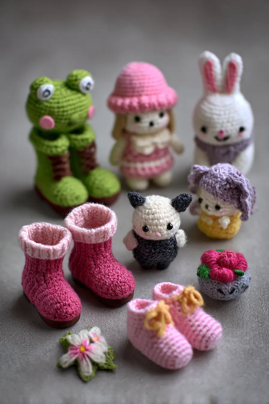 Mini Amigurumi Booties & Tiny Animal Dolls — Crochet Pattern Tips