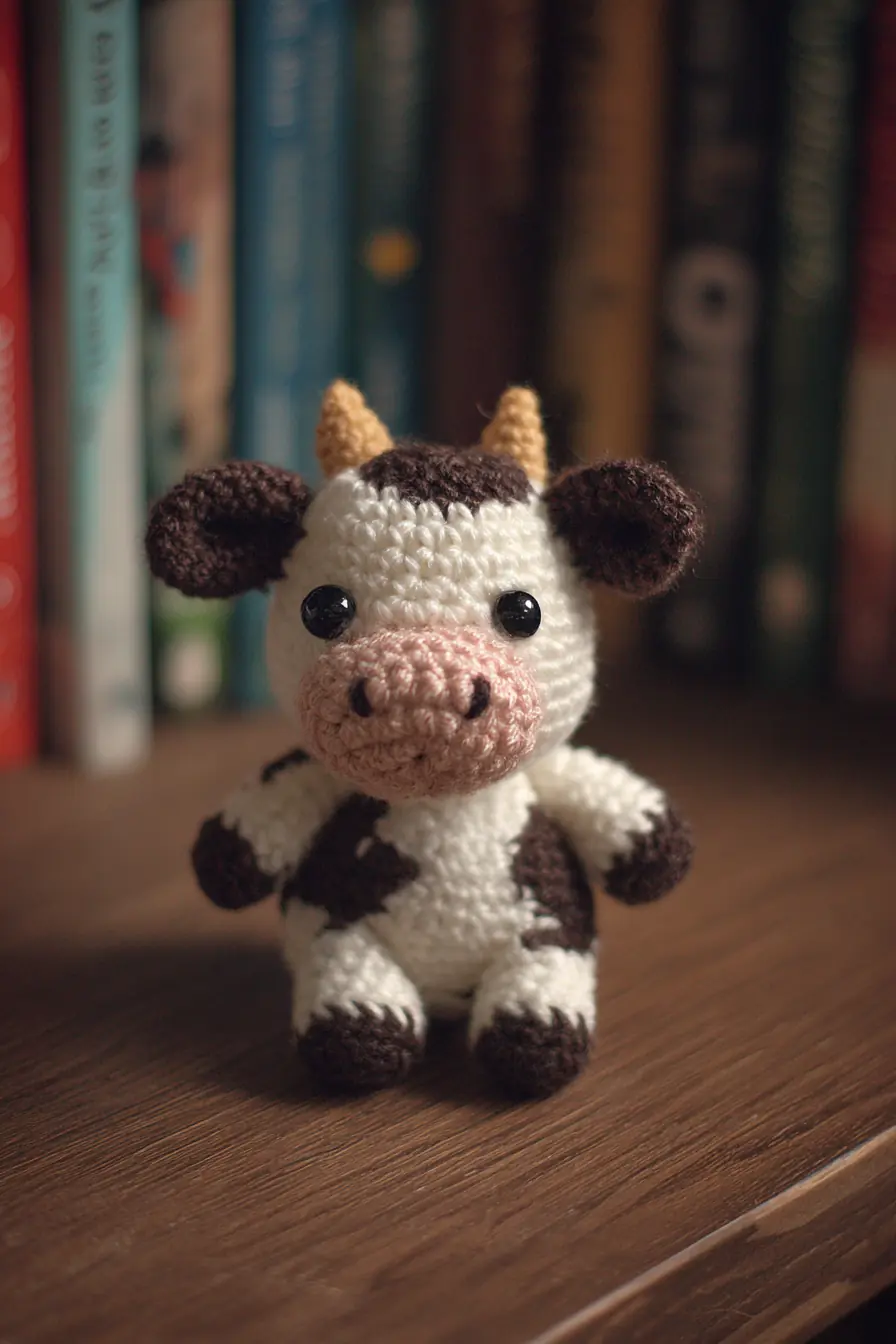 Mini Amigurumi Cow Crochet Pattern — Materials, Stitches & Safety Tips