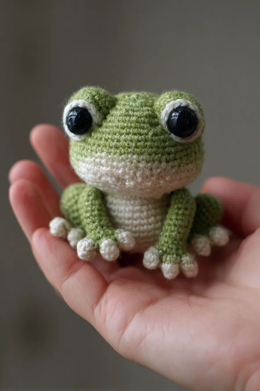 Mini Amigurumi Frog — Crochet Pattern, Materials & Quick Tips