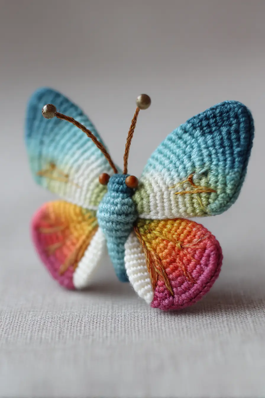 Mini Amigurumi Butterfly Crochet Pattern — Materials, Size & Safety