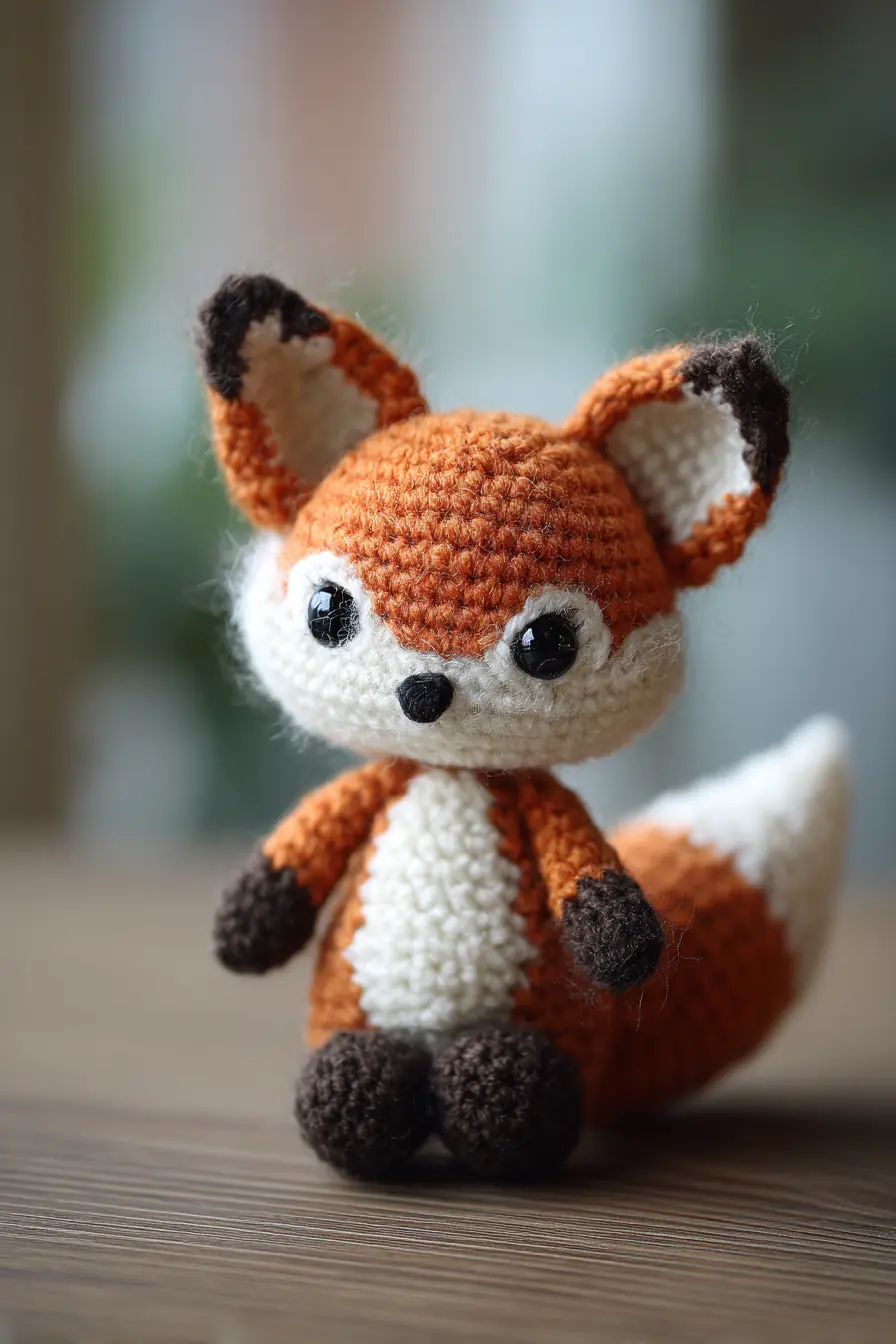 Mini Fox Amigurumi Pattern — Crochet Toy, Worsted Yarn & Safety Tips