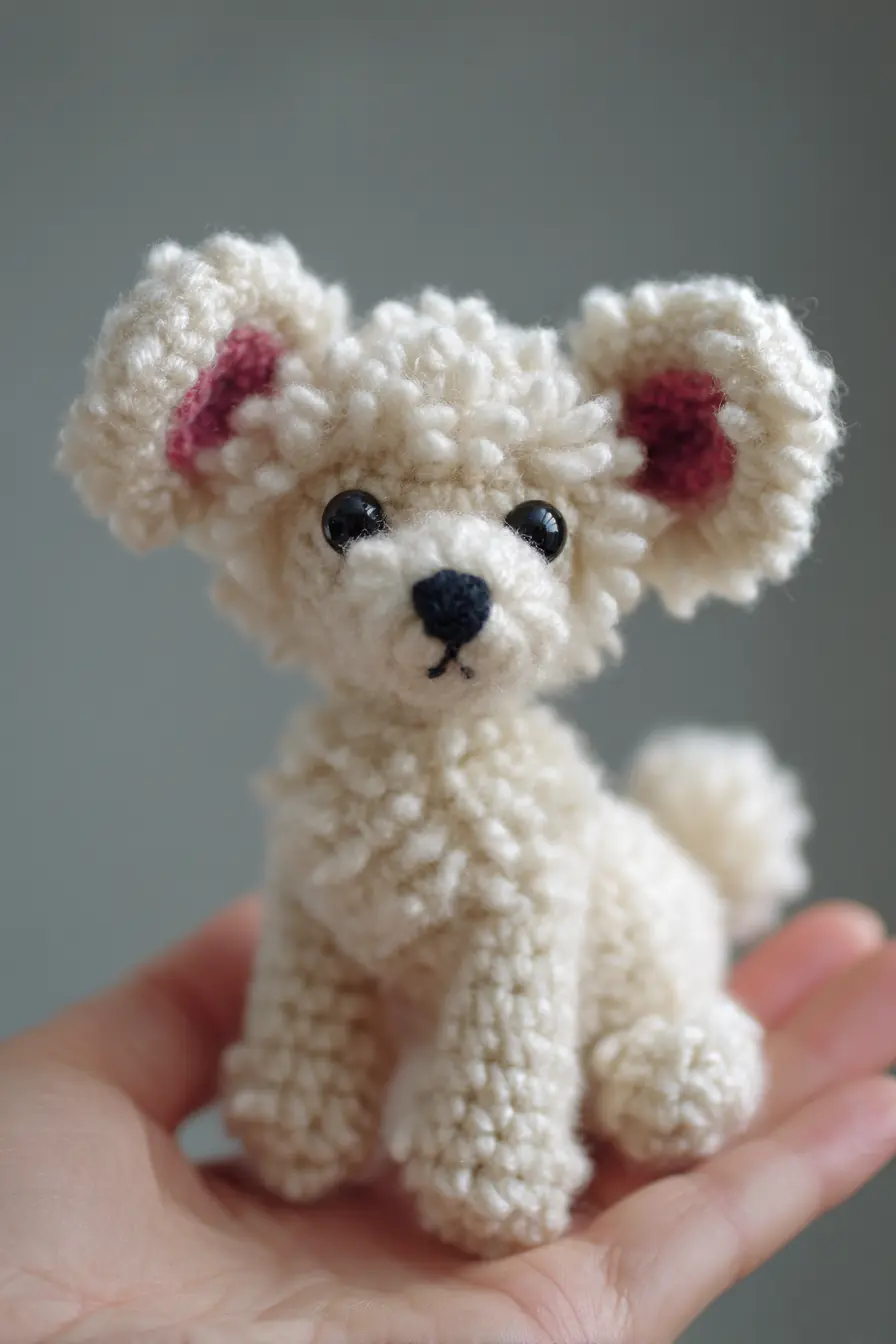 Mini Cream Amigurumi Puppy — Materials, Stitches & Safety Tips