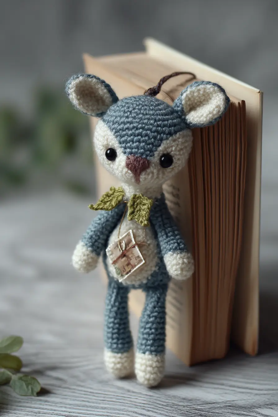 Mini Crochet Deer Amigurumi Keychain — DK Yarn Pattern & Assembly Tips