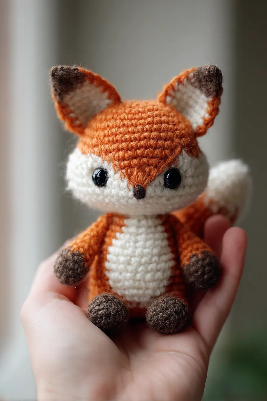 Mini Crochet Fox Amigurumi — Handheld Fox Toy Pattern & Tips