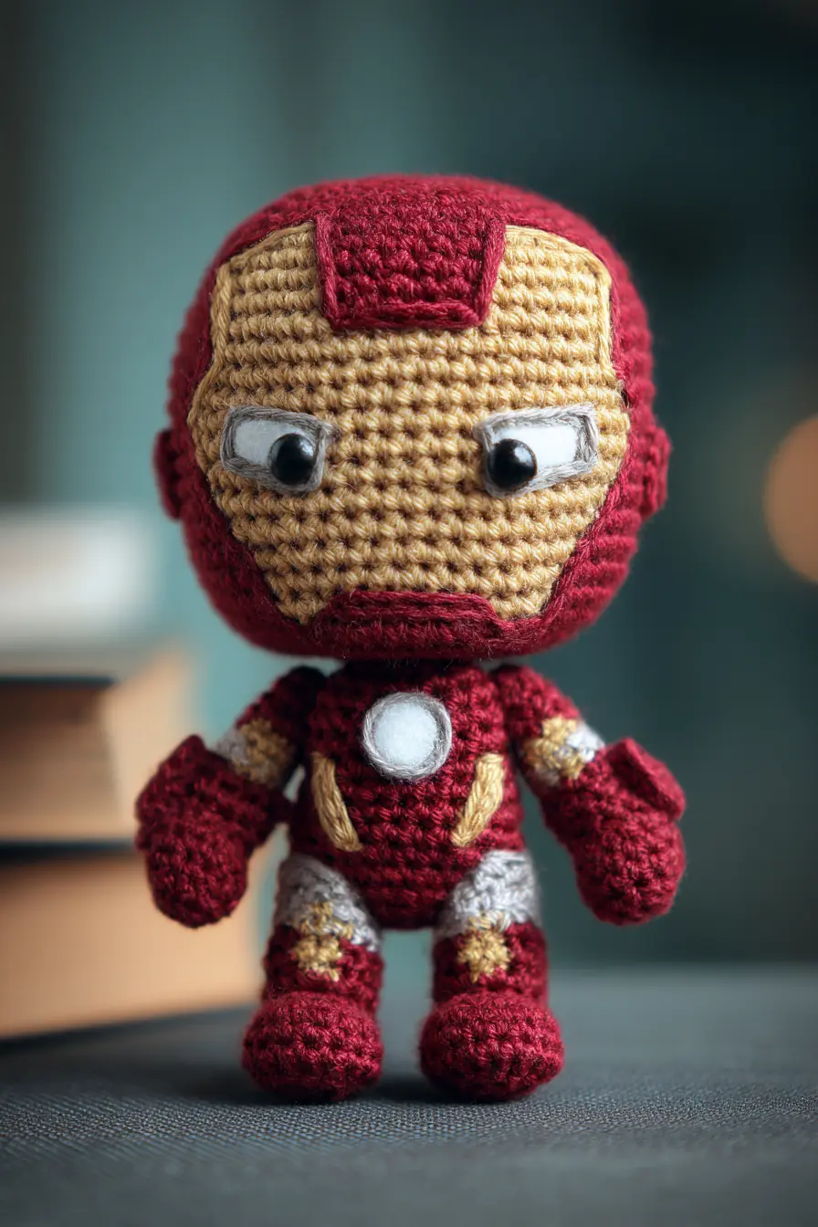 Mini Iron Man Amigurumi — Crochet Pattern, Materials & Safety Tips