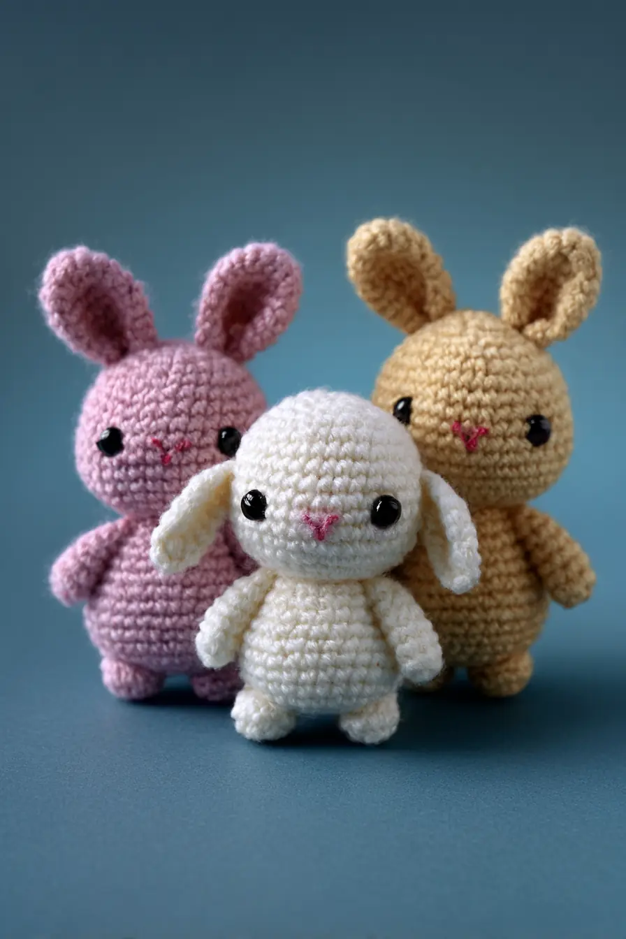 Mini Bunny Amigurumi — Crochet Pattern, Materials & Safety Tips