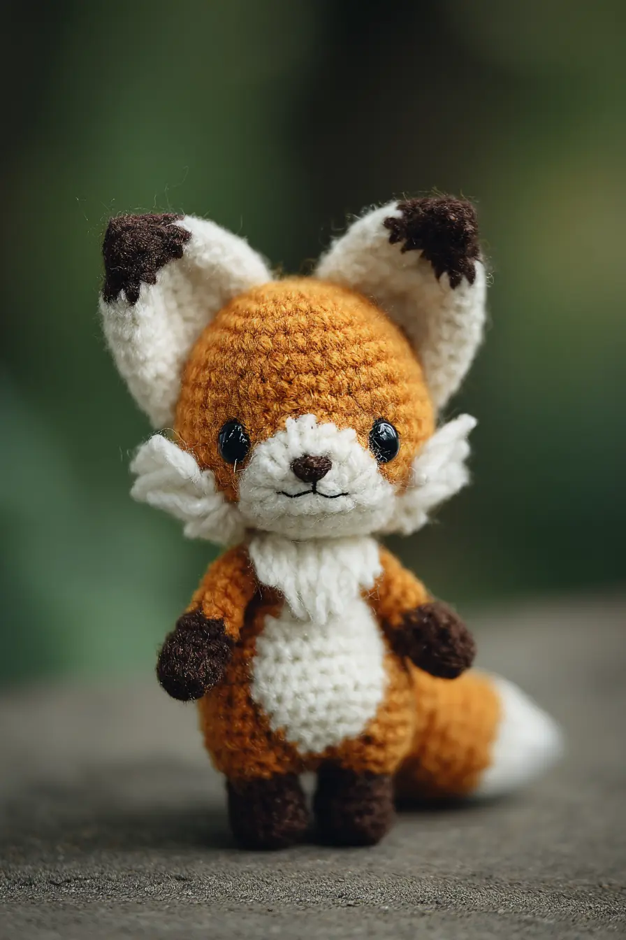 Tiny Amigurumi Fox Crochet Pattern — Cute Fox Plush (approx. 12 cm)